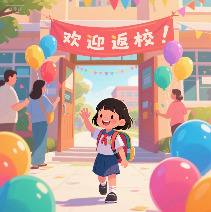 逐夢(mèng)新程，未來可期！開學(xué)季，好好學(xué)習(xí)，天天向上！